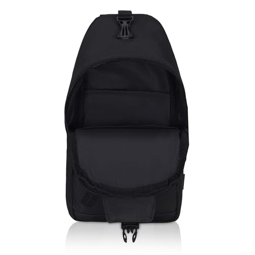 Hudson & James Small Sling Bag, Lightweight Crossbody Backpack for Men Women Kids, Shoulder Bag for Sports and Outdoor Walking Hiking Travel