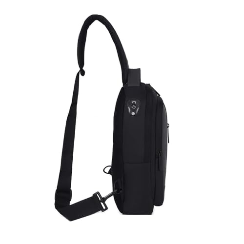 Hudson & James Small Sling Bag, Lightweight Crossbody Backpack for Men Women Kids, Shoulder Bag for Sports and Outdoor Walking Hiking Travel