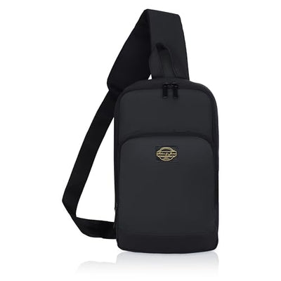 Hudson & James Small Sling Bag, Lightweight Crossbody Backpack for Men Women Kids, Shoulder Bag for Sports and Outdoor Walking Hiking Travel