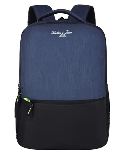 Hudson & James Laptop Backpack, 15.6 inch Business Laptop Rucksack Bag, Water Resistant Travel Cabin Backpack Computer Bag for Women Men College Holiday