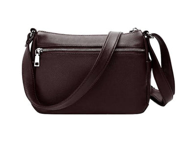 Hudson & James Designer Genuine Leather Women Ladies Travel Satchel Everyday Crossover Cross body Work iPad Shoulder Handbag Bag