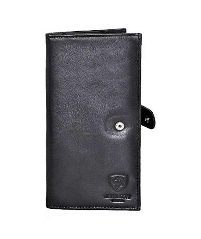 J Wilson Slimline Mens Large Quality Soft Leather Wallet Jacket Coat Travel