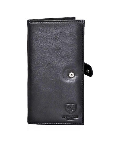 J Wilson Slimline Mens Large Quality Soft Leather Wallet Jacket Coat Travel