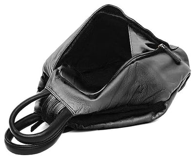 Hudson & James Designer Genuine Real Distressed Retro Small Vintage Hunter Leather Handmade Women Ladies Unisex Travel Satchel Everyday Crossover Shoulder Bag