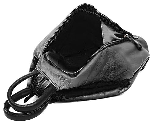 Hudson & James Designer Genuine Real Distressed Retro Small Vintage Hunter Leather Handmade Women Ladies Unisex Travel Satchel Everyday Crossover Shoulder Bag