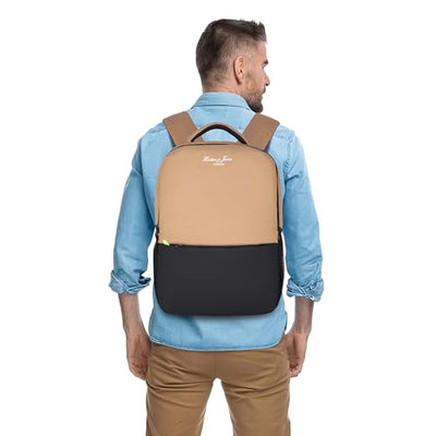 Hudson & James Laptop Backpack, 15.6 inch Business Laptop Rucksack Bag, Water Resistant Travel Cabin Backpack Computer Bag for Women Men College Holiday
