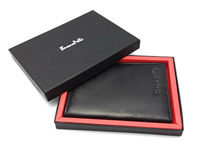 Buono Pelle New RFID Blocking 100% Real Leather Passport Travel Wallet Cover Holder Organiser Gift Boxed