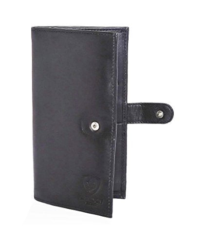 J Wilson Slimline Mens Large Quality Soft Leather Wallet Jacket Coat Travel