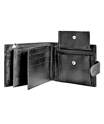 Hudson & James Designer Vegan Leather RFID Blocking Shield Card Holder Wallet for Men Eco Friendly