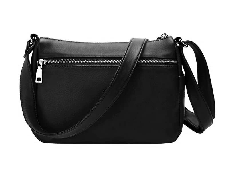 Hudson & James Designer Genuine Leather Women Ladies Travel Satchel Everyday Crossover Cross body Work iPad Shoulder Handbag Bag