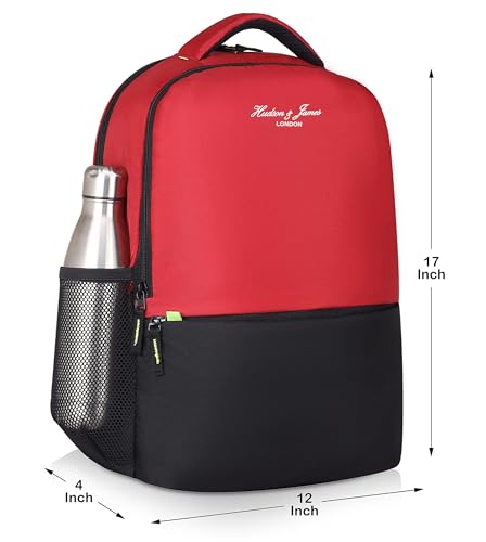 Hudson & James Laptop Backpack, 15.6 inch Business Laptop Rucksack Bag, Water Resistant Travel Cabin Backpack Computer Bag for Women Men College Holiday