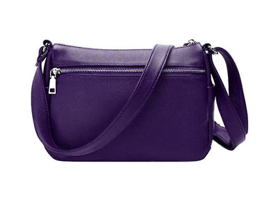 Hudson & James Designer Genuine Leather Women Ladies Travel Satchel Everyday Crossover Cross body Work iPad Shoulder Handbag Bag