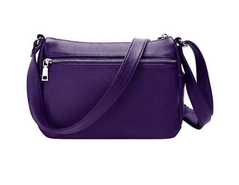 Hudson & James Designer Genuine Leather Women Ladies Travel Satchel Everyday Crossover Cross body Work iPad Shoulder Handbag Bag