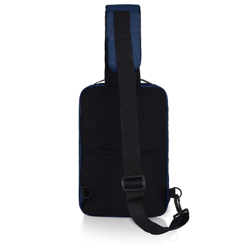 Hudson & James Small Sling Bag, Lightweight Crossbody Backpack for Men Women Kids, Shoulder Bag for Sports and Outdoor Walking Hiking Travel