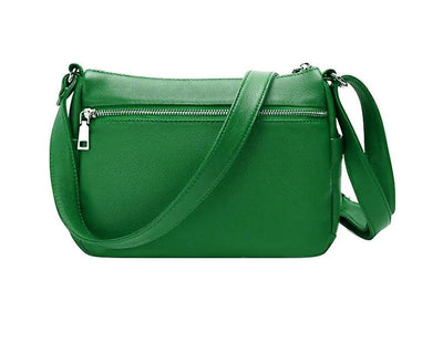 Hudson & James Designer Genuine Leather Women Ladies Travel Satchel Everyday Crossover Cross body Work iPad Shoulder Handbag Bag