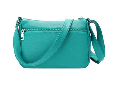 Hudson & James Designer Genuine Leather Women Ladies Travel Satchel Everyday Crossover Cross body Work iPad Shoulder Handbag Bag