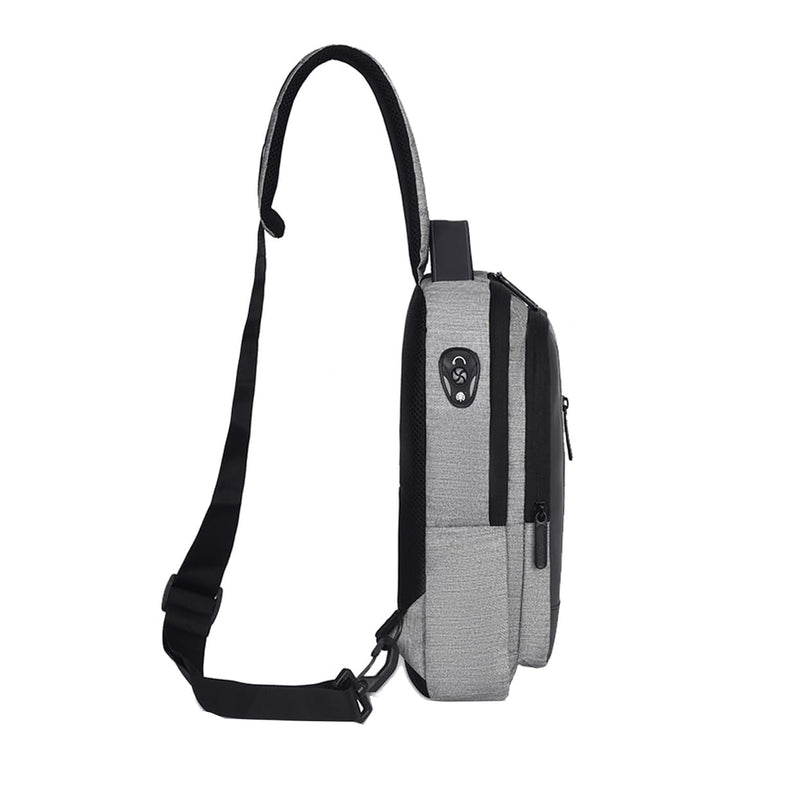 Hudson & James Small Sling Bag, Lightweight Crossbody Backpack for Men Women Kids, Shoulder Bag for Sports and Outdoor Walking Hiking Travel
