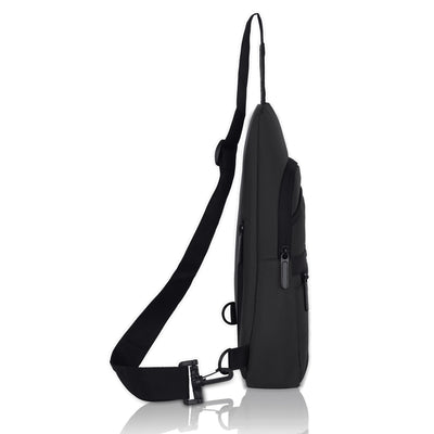Hudson & James Small Sling Bag, Lightweight Crossbody Backpack for Men Women Kids, Shoulder Bag for Sports and Outdoor Walking Hiking Travel