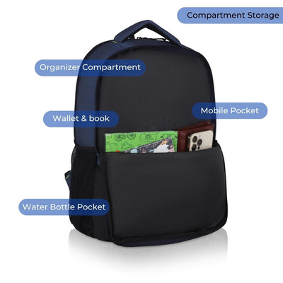Hudson & James Laptop Backpack, 15.6 inch Business Laptop Rucksack Bag, Water Resistant Travel Cabin Backpack Computer Bag for Women Men College Holiday