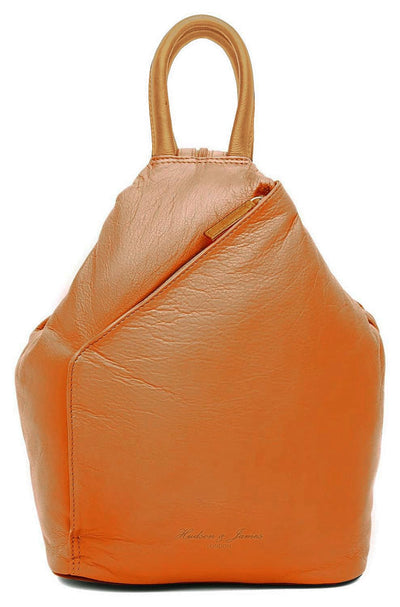 Hudson & James Designer Genuine Real Distressed Retro Small Vintage Hunter Leather Handmade Women Ladies Unisex Travel Satchel Everyday Crossover Shoulder Bag