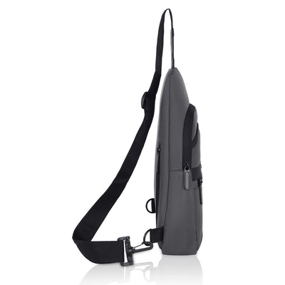 Hudson & James Small Sling Bag, Lightweight Crossbody Backpack for Men Women Kids, Shoulder Bag for Sports and Outdoor Walking Hiking Travel