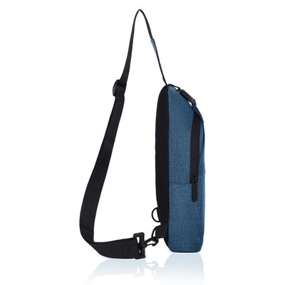 Hudson & James Small Sling Bag, Lightweight Crossbody Backpack for Men Women Kids, Shoulder Bag for Sports and Outdoor Walking Hiking Travel