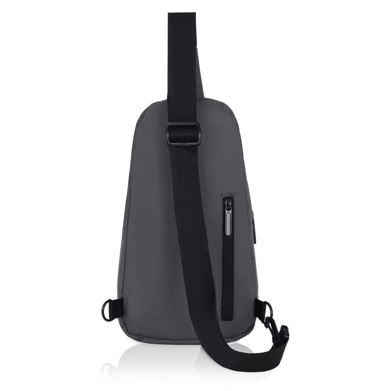 Hudson & James Small Sling Bag, Lightweight Crossbody Backpack for Men Women Kids, Shoulder Bag for Sports and Outdoor Walking Hiking Travel
