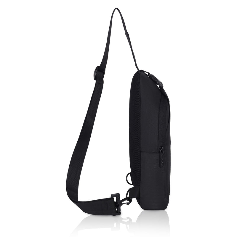 Hudson & James Small Sling Bag, Lightweight Crossbody Backpack for Men Women Kids, Shoulder Bag for Sports and Outdoor Walking Hiking Travel