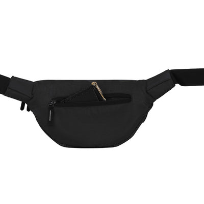 Hudson & James Bumbag Waist Fanny Pack Running Belt for Men Women Unisex Bum Bag Zipper Pockets Adjustable Belt, Waterproof Pocket for Outdoors Workout Hiking Gifts for Men Women