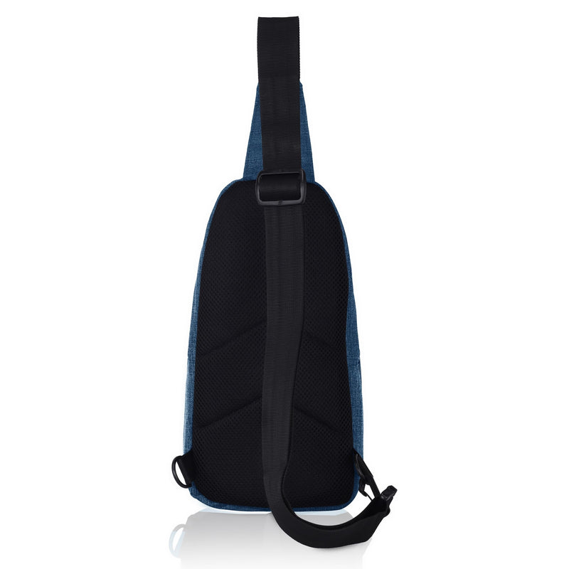 Hudson & James Small Sling Bag, Lightweight Crossbody Backpack for Men Women Kids, Shoulder Bag for Sports and Outdoor Walking Hiking Travel