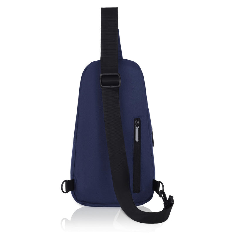 Hudson & James Small Sling Bag, Lightweight Crossbody Backpack for Men Women Kids, Shoulder Bag for Sports and Outdoor Walking Hiking Travel