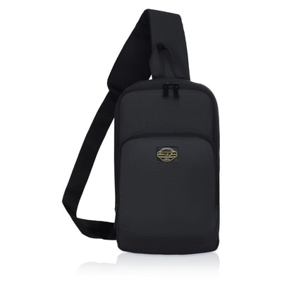 Hudson & James Small Sling Bag, Lightweight Crossbody Backpack for Men Women Kids, Shoulder Bag for Sports and Outdoor Walking Hiking Travel