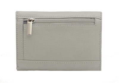 J. Wilson London Ladies RFID Safe Designer Leather Purse Card Women Wallet Zip Pocket Boxed