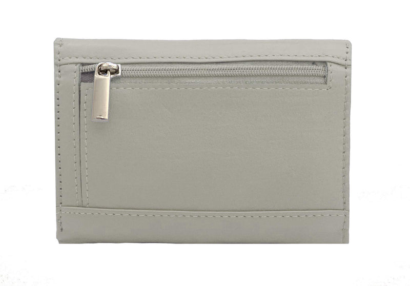 J. Wilson London Ladies RFID Safe Designer Leather Purse Card Women Wallet Zip Pocket Boxed