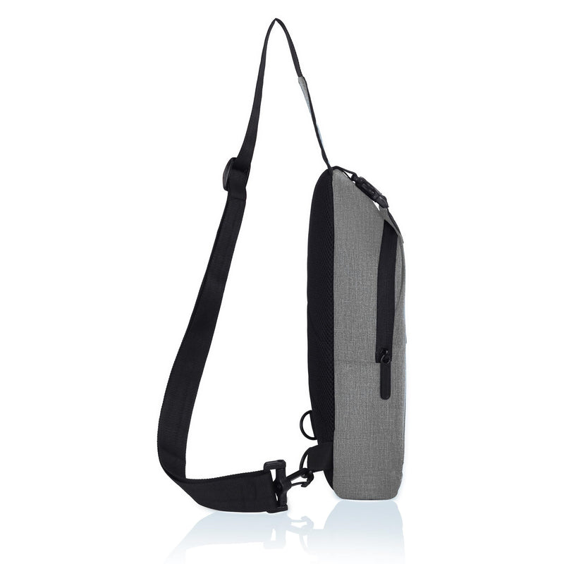 Hudson & James Small Sling Bag, Lightweight Crossbody Backpack for Men Women Kids, Shoulder Bag for Sports and Outdoor Walking Hiking Travel