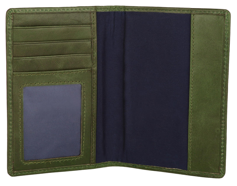 Hudson & James Passport Holder Real Leather RFID Blocking UK Passport Cover Travel Wallet Case with Card Slot Travel Document Organizer Ticket Travel Essential