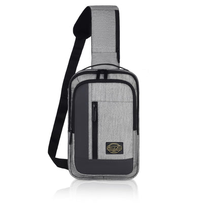 Hudson & James Small Sling Bag, Lightweight Crossbody Backpack for Men Women Kids, Shoulder Bag for Sports and Outdoor Walking Hiking Travel