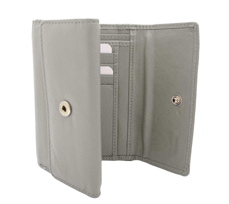 J. Wilson London Ladies RFID Safe Designer Leather Purse Card Women Wallet Zip Pocket Boxed