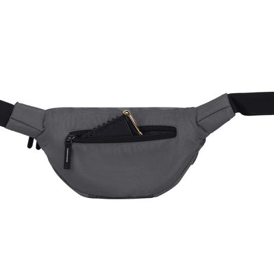 Hudson & James Bumbag Waist Fanny Pack Running Belt for Men Women Unisex Bum Bag Zipper Pockets Adjustable Belt, Waterproof Pocket for Outdoors Workout Hiking Gifts for Men Women