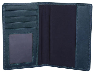 Hudson & James Passport Holder Real Leather RFID Blocking UK Passport Cover Travel Wallet Case with Card Slot Travel Document Organizer Ticket Travel Essential