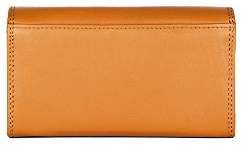 J. Wilson London Ladies RFID Protection Real Leather Purse Card Women Wallet Zip Coin Pocket