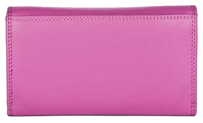 J. Wilson London Ladies RFID Protection Real Leather Purse Card Women Wallet Zip Coin Pocket