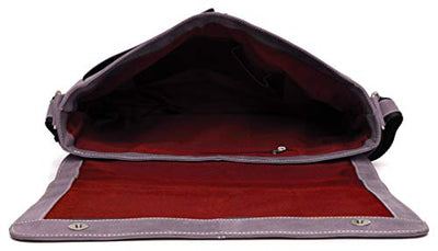 J Wilson London Messenger Bag Mens Leather Flapover 10 litres