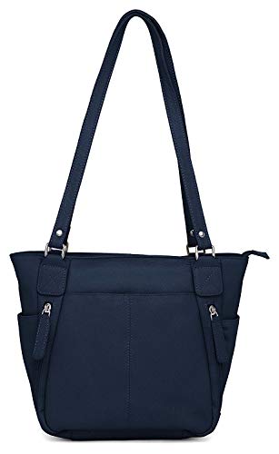 Hudson & James Designer Genuine Leather Women Ladies Travel Satchel Everyday Crossover Cross body Work iPad Shoulder Handbag Bag