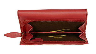 J. Wilson London Ladies RFID Safe Designer Leather Purse Card Women Wallet Zip Pocket Boxed