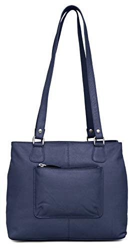 Hudson & James Designer Genuine Leather Women Ladies Travel Satchel Everyday Crossover Cross body Work iPad Shoulder Handbag Bag