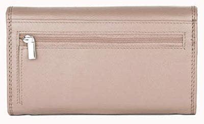 Ladies RFID Safe Designer Soft Leather Purse Card Women Clutch Wallet with Zip Pocket Gift Boxed