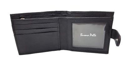Buono Pelle Mens Designer Genuine Leather Belt + Wallet Gift Boxed Set