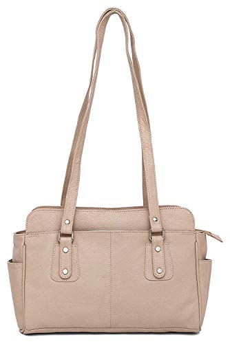 Hudson & James Designer Genuine Leather Women Ladies Travel Satchel Everyday Crossover Cross body Work iPad Shoulder Handbag Bag