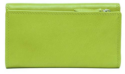 J. Wilson London Ladies RFID Safe Designer Leather Purse Card Women Wallet Zip Pocket Boxed